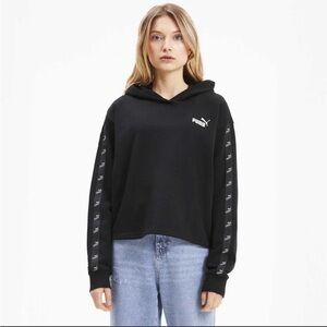 Puma Women's Black Amplified Hoodie